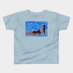 Lady in the Surf Kids T-Shirt